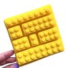 2 Pack, Cute Building Block Shaped Silicone Chocolate Candy Cake Mold