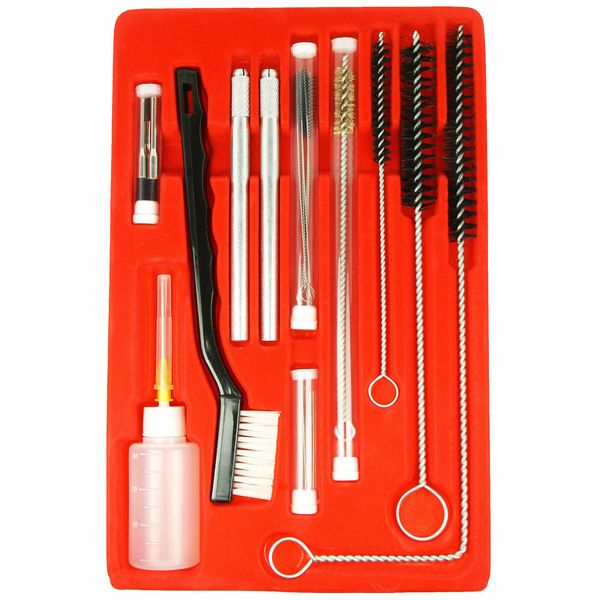 Air Spray Gun Cleaning Kit | 23pc Airbrush Gravity Paint Mini HVLP Detail Set