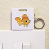 'Goofy Goldfish' Keyring Tape Measure/Spirit Level Tool (KM00041699)