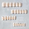 24pcs Bride Nail Tips Plain Nail Tips with Double-sided Adhesive Tape Short Nail Tips Girly Nails
