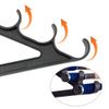 Horizontal wall rod holder, for 3 fishing rods