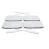 12ps MULTI USE, CLOTH ELECTRODE 2" x 2" for InTENSity IF Combo TENS & EMS UNIT
