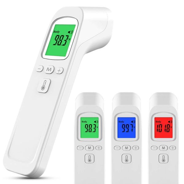 YKS Forehead Thermometer Non-Contact Infrared Digital Thermometer, FDA,CE, FCC, RoHS Certification.Ear Thermometer with Fever Alarm for Baby and Adults FTW01