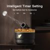Ruiqas Cannon Essential Oil Diffuser 200 ml Cool Mist Humidifier with 7 Colour Lights and Timer Waterless Auto-Off