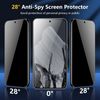 JEHOO [2+2 Pack] Privacy Screen Protector Designed For Google Pixel 8 Pro with Camera Lens Protector, Support Fingerprint Unclock, 9H Hardness