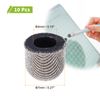 sourcing map 10Pcs Replacement Fiber Mesh Tips For Stylus Pens 7mm Suitable For Capacitive Touch Screen,High Sensitivity,Soft,No Scratch Screen Pen Tip