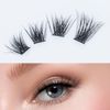 Lashes Cluster, 60 Pcs Mix Individual Lashes Cluster D Curl 10-16 mm Length, DIY Eyelash Extension Reusable Soft Natural False Lashes Fluffy Cluster Eyelash (B)