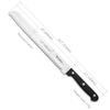 Humbee, 10 inch Bread Knife Serrated Knife Wave Edge Black