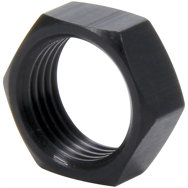 Jam Nut Thin OD 5/8-18 Left Hand Thread Aluminum Black 3/4 Hex LH Thread QTY:6