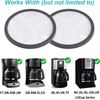 24 Packs Coffee Filters Discs Compatible with Mr Coffee Filter Replacement Charc