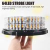 Amber Remote Control Strobe Beacon Light Rooftop Emergency Warning Hazard UTV