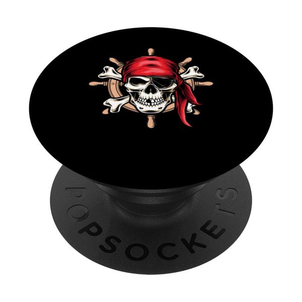 Pirate Whisperer Eye Patch Sailing Ocean Pirate Lover PopSockets Swappable PopGrip
