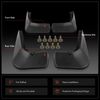 4PCS Front & Rear Splash Guards Mud Flaps Mudguards for Ford Taurus 2015-2019