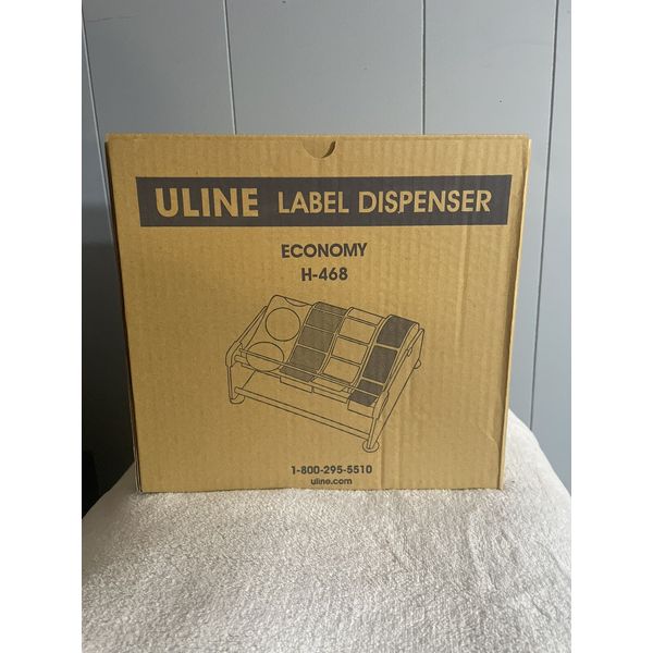 Uline Multiple Roll Tape and Label Dispenser 8",  Model H-468