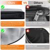 2000℉ Large Fireproof Document Bag, 13.4X 9.4 in Upgrade Fire Proof money Pouch