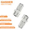 GASHER 10PCS 3/4-Inch Male Industrial Coupler,1/4 Basic Flow Quick Connect Air Coupler