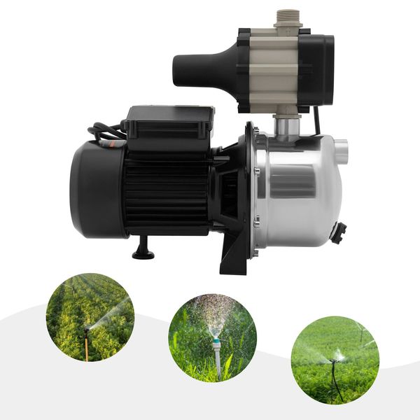 1.5 HP Shallow Well Pump Garden Booster Jet Pump W/ Controller 1200 GPH 115V USA