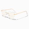 Claire's Solar Blue Light Reducing Heart Shaped Clear Lens Frames (LOC. BR3)