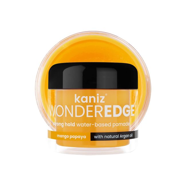 Kaniz Wonder Edge Mango Papaya water based pomade 120 ml, Yellow