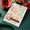 Spellbinders Glimmer Plate and Stencil Bundle-Glimmering Peonies