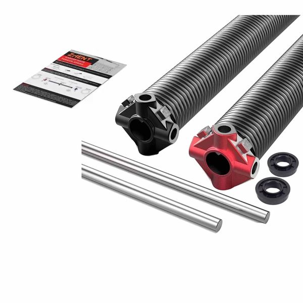 2" Pair Garage Door Torsion Springs .225 x 2" x 24" with Non-Slip Winding Tools