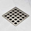 Ebbe Pro Series Square Drain Grate - Brushed Nickel