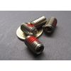 Stainless Steel Self Lock Set Screw, Nylon Patch, Cup, 3/8"-16 x 5/8" Long 10 pc
