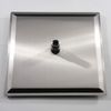 16-inch LED Square Shower Head Wall/Ceiling Mounted Brushed Nickel Rain Sprayer