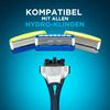 Wilkinson Sword - Hydro 5 Razors for Men, 4 Replacement Blades, Moisturising Gel Pools and Folding Trimmer