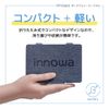 innowa Portable Solar Panel, 12 W, Solar Charger, Lightweight, Compact, Automatic Recharging Function, High Conversion Efficiency Panel, USB-C Cable Included, IP67 Waterproof, Navy