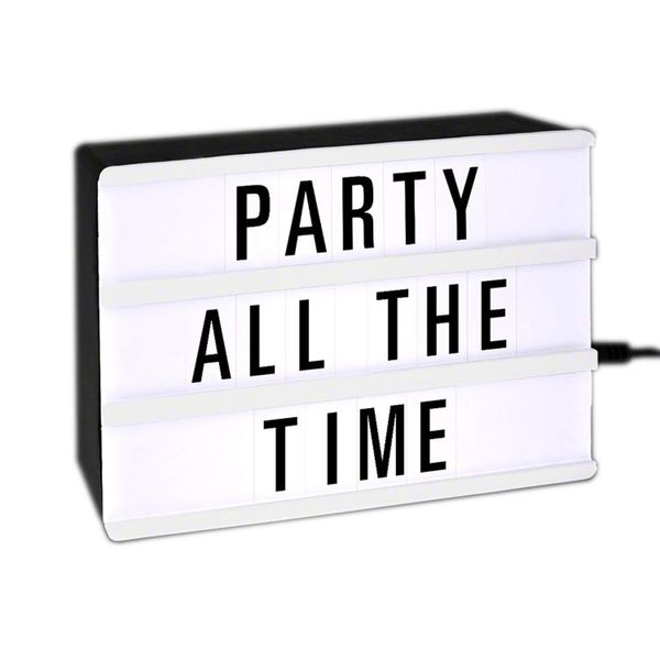 blinkee LED Mini Cinema Marquee Lightbox USB Powered Customizable