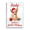 CUSTOMIZED Chihuahua Christmas Decoration - 16.5" x 10.5"
