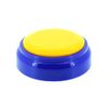 Recorder Button 30 Second, Recordable Talking Button, Record Sound Button for Gift Education Includes 2 AAA Batteries(Yellow+Blue)