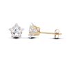 9ct Yellow Gold 5mm Star Solitaire Stud Earrings
