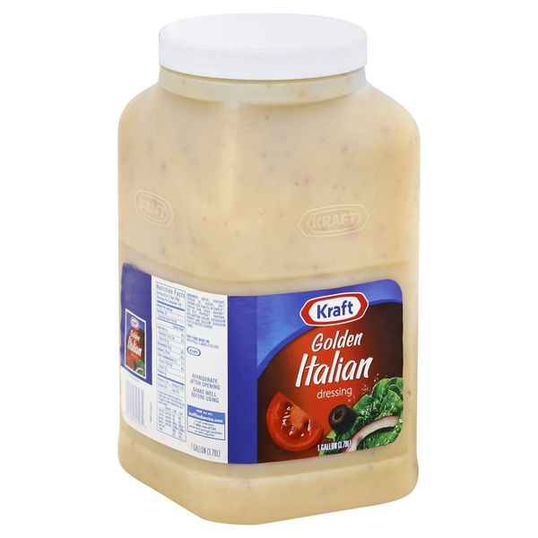 Kraft Golden Italian Dressing 1 Gallon Jar (Pack of 2) by Kraft