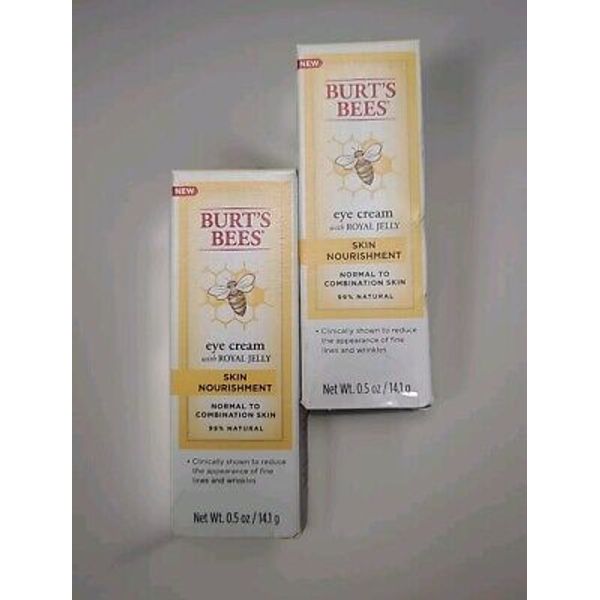 Burt's Bees Skin Nourishment Eye Cream With Royal Jelly 0.5oz - 2 Tubes