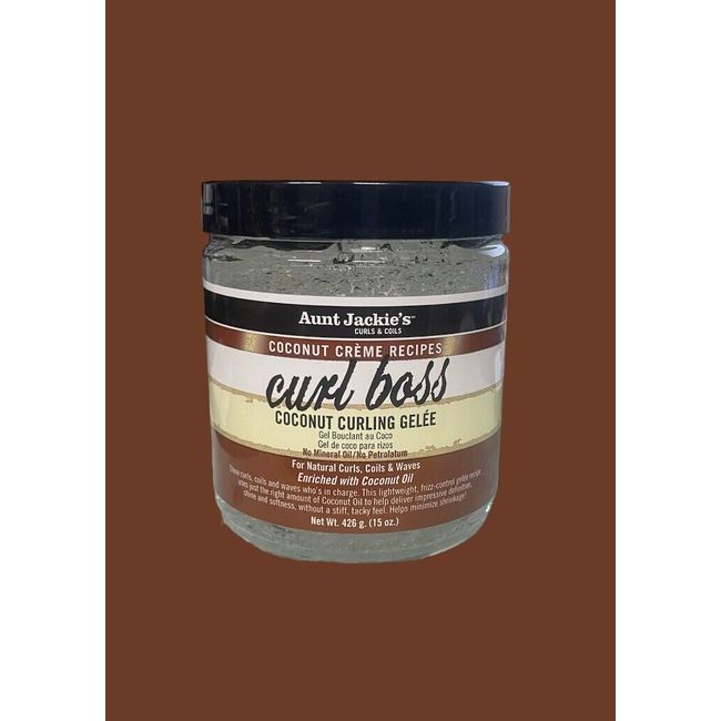 Aunt Jackie's Curl Boss, Coconut Curling Gelee 15 oz