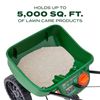 Scotts Turf Builder EdgeGuard Mini Broadcast Spreader for Seed,Fertilizer,Salt,Ice Melt, Holds up to 5,000 sq.ft. Product