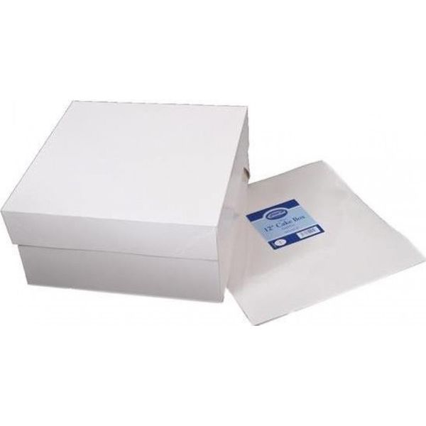 12" White Cake Box - Wedding/Party-6" Deep