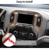Center Console Navigation Trim Panel Air Vent Cover For Chevy Silverado 2019-21