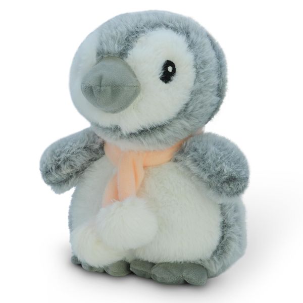 Snuggle Hottie Penguin Plush Toy – Microwaveable Heat Pack for Soothing Comfort and Cozy Cuddles, Weighted Cuddly Toy for Anxiety, Fully Microwavable and Soothing Relief from Mild Aches and Pains