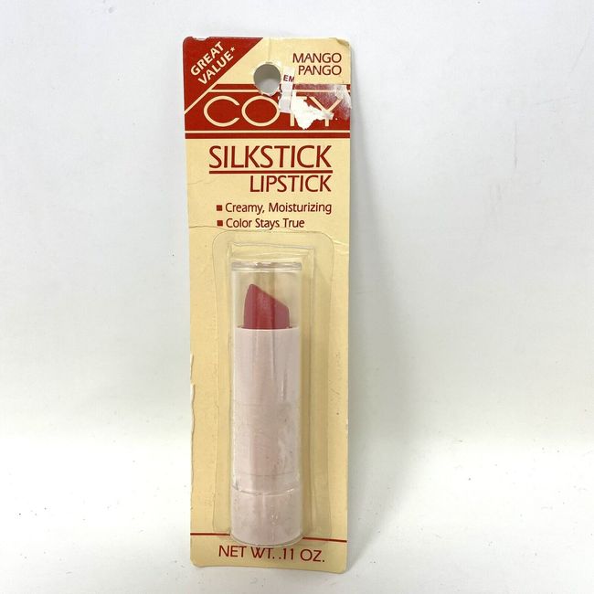 Coty Silksticks Mango Pango Lipstick .11 oz NEW! Sealed! Vintage!