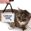 Ceramic plaque, Naturally my Pets, ceramic wall hanging
