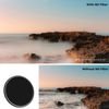 K&F Concept 72mm Variable ND2-ND400 Filter+ Cap, Adjustable Neutral Density Lens Filter Multi Coated ND (Nano-K Series)