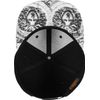 Flex fit Sun King Snapback Cap – Blk/Wht One Size