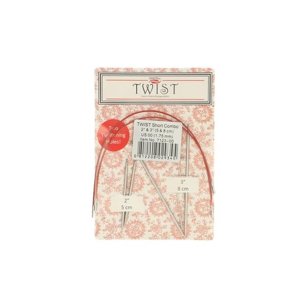 ChiaoGoo Twist Lace Short Combo Pack 5+8cm 1.75mm - 1pc