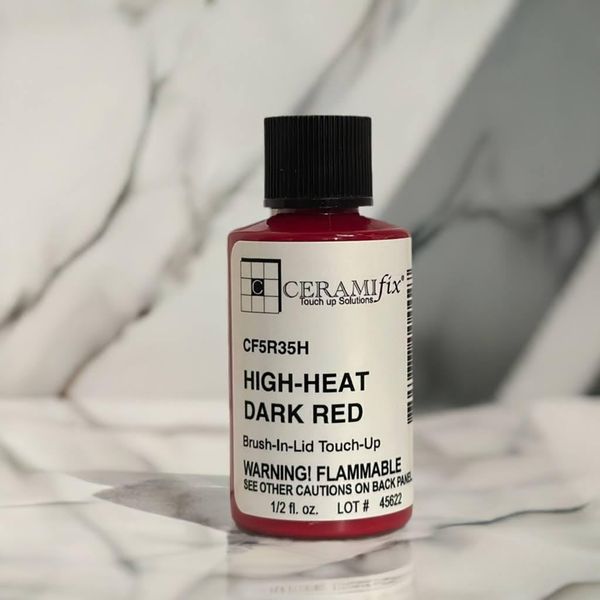 Ceramifix Dark Red Touch up Paint (Heat Rated)