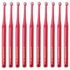 Ortho7 Ortho7 Orthodontic Toothbrush, 10 Pieces (Pearl Red)