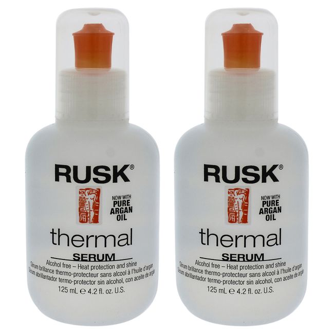 Thermal Serum by Rusk for Unisex - 4.2 oz Serum - Pack of 2