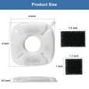 8 Pack Replacement Filters & 8 Pack Replacement Pre-Filter Sponges for Veken